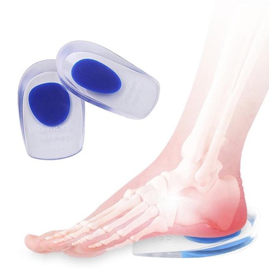 Calcanheira De Silicone Anti Impacto Ortopédica Meia Palmilha - Branco é ruim? Calcanheira De Silicone Anti Impacto Ortopédica Meia Palmilha - Branco é boa?