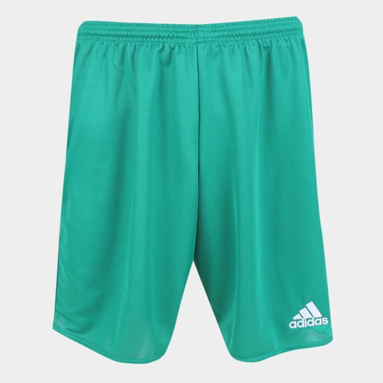Calção Adidas Parma 16 Masculino - Verde+Branco Menor preço em Calção Adidas Parma 16 Masculino - Verde+Branco