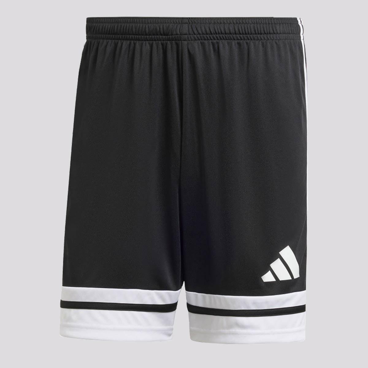 Calção Adidas Squadra 25 Preto e Branco Menor preço em Calção Adidas Squadra 25 Preto e Branco