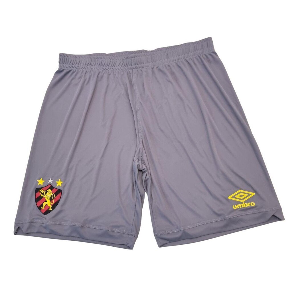 Calção Bermuda Sport Recife Goleiro Umbro 2023 Cinza