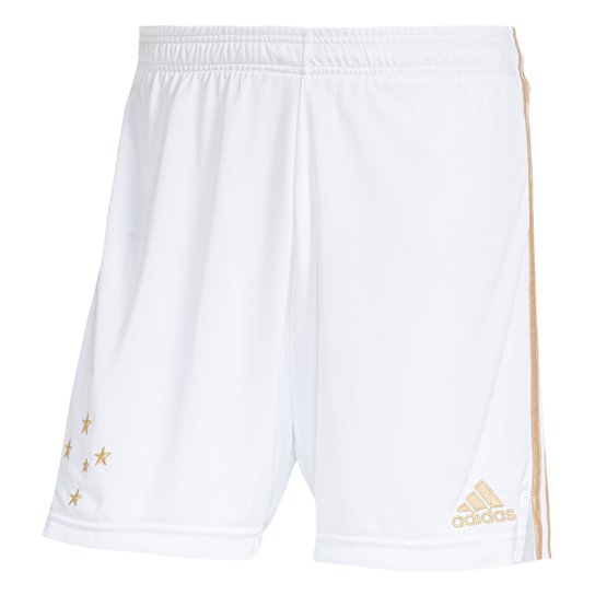 Calção Cruzeiro II 21/22 Adidas Masculino - Branco Menor preço em Calção Cruzeiro II 21/22 Adidas Masculino - Branco