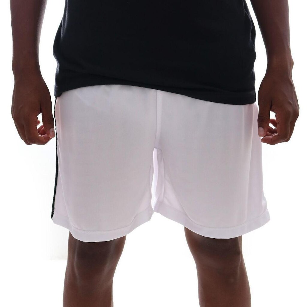 Calção Dray Friso Branco E Preto