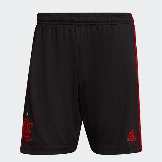 Calção Flamengo II 22/23 Adidas Masculino - Preto Menor preço em Calção Flamengo II 22/23 Adidas Masculino - Preto