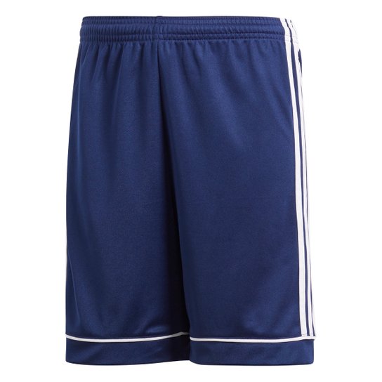 Calção Infantil Adidas Squadra - Azul+Branco
