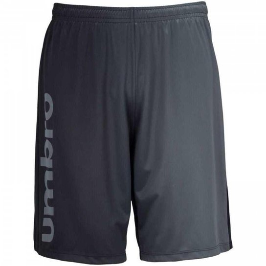 Calção Masculino Futebol Umbro Turn Preto - Preto Menor preço em Calção Masculino Futebol Umbro Turn Preto - Preto