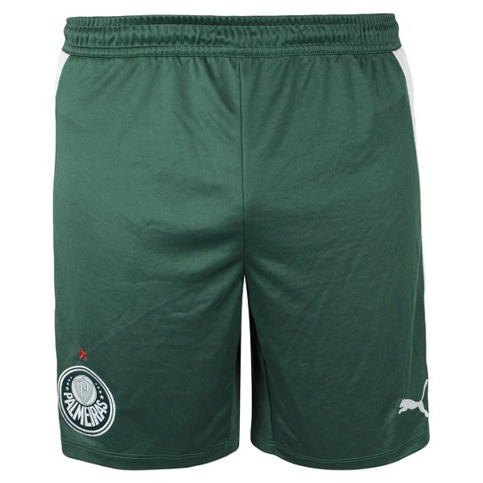 Calção Palmeiras II 19/20 Puma Masculino - Verde Menor preço em Calção Palmeiras II 19/20 Puma Masculino - Verde