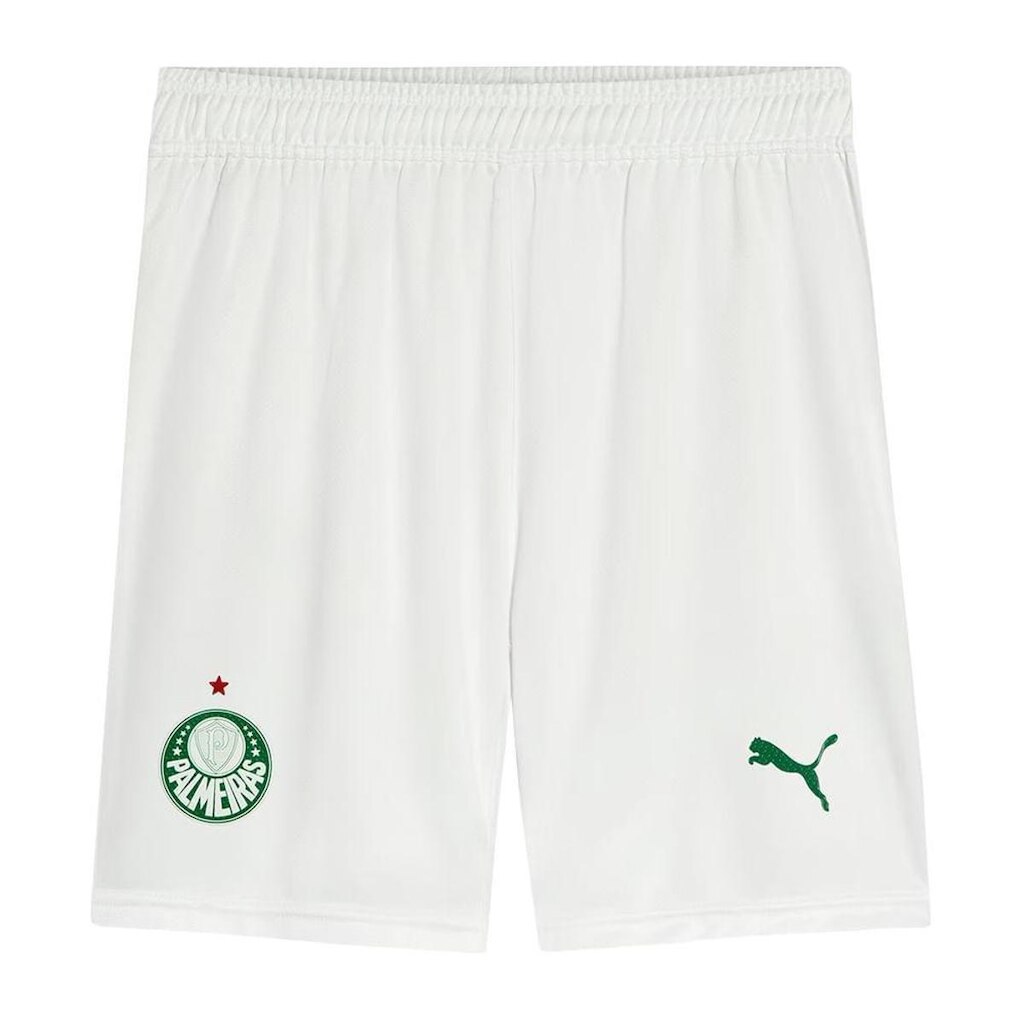 CALÇÃO PUMA PALMEIRAS I 2025 MASCULINO - JOGADOR - BRANCO GGG