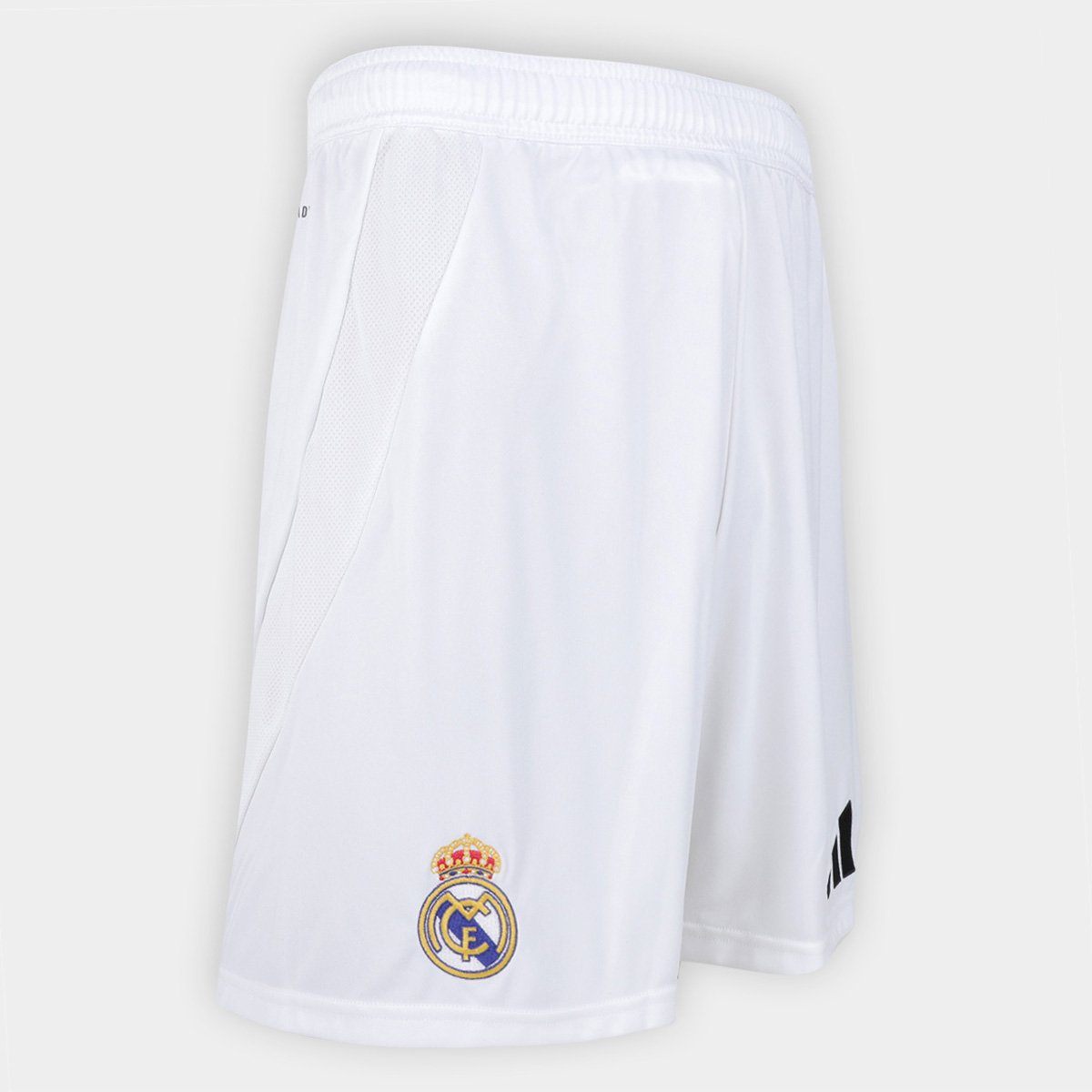Calção Real Madrid Home 24/25 Adidas Masculino Branco Netshoes