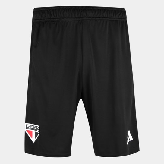 Calção São Paulo 23/24 Treino Adidas Masculino - Preto Menor preço em Calção São Paulo 23/24 Treino Adidas Masculino - Preto