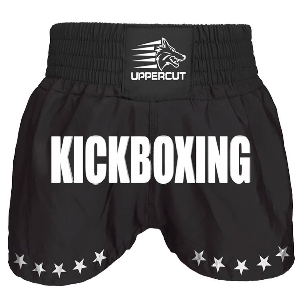Calção Short Kickboxing  GP Stars -  Todo Preto