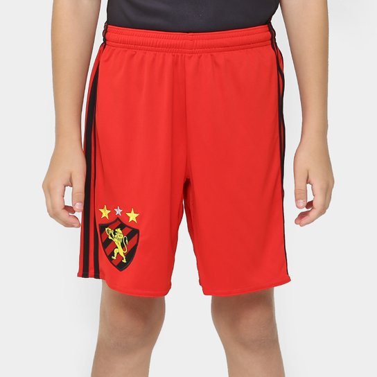 Calção Sport Recife Infantil 16/17 Adidas Masculino - Vermelho Menor preço em Calção Sport Recife Infantil 16/17 Adidas Masculino - Vermelho