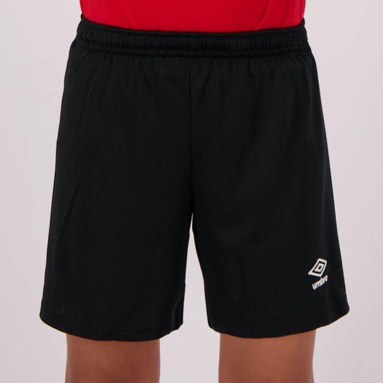 Calção Umbro Juvenil TWR Aria - Preto Menor preço em Calção Umbro Juvenil TWR Aria - Preto