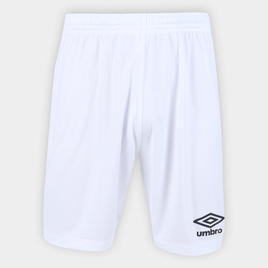 Calção Umbro TWR Premier Masculino - Branco+Preto Menor preço em Calção Umbro TWR Premier Masculino - Branco+Preto