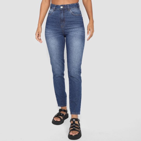 Calças Jeans Skinny Colcci Bruna Cintura Alta Feminina - Azul Menor preço em Calças Jeans Skinny Colcci Bruna Cintura Alta Feminina - Azul