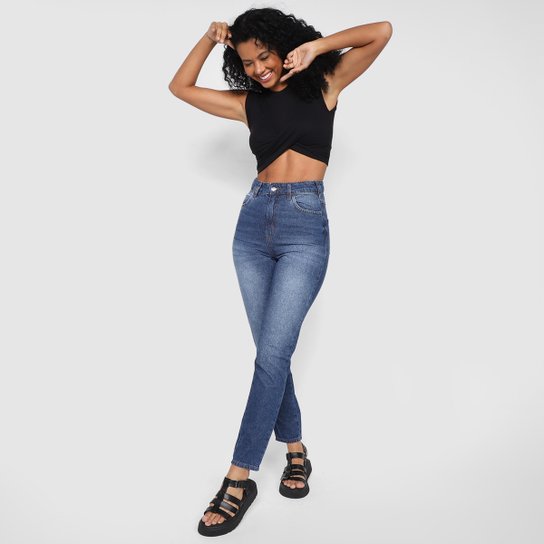 Calças Jeans Skinny Colcci Bruna Cintura Alta Feminina