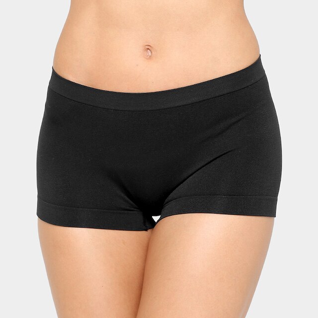 Menor preço em Calcinha Boxer Lupo Loba Sem Costura - Preto