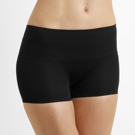 Calcinha Boxer Trifil Redutora - Preto