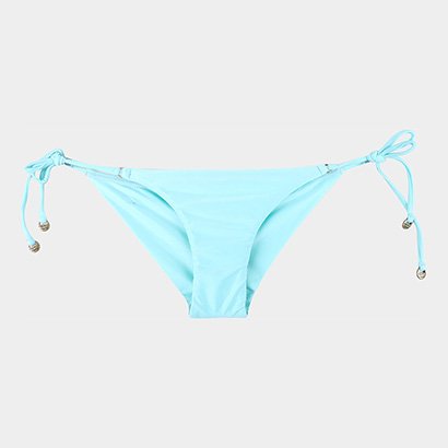 Calcinha de Biquini Água Doce Tanga Argolas Laterais - Feminino
