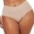 Calcinha Feminina Plus Size Laterais Duplas Liebe - Bege