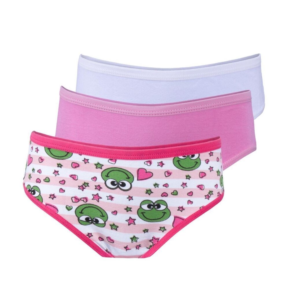 Calcinha Infantil Cotton Algodão Menina Confortavel e Ajustavel contém 03 Unidades