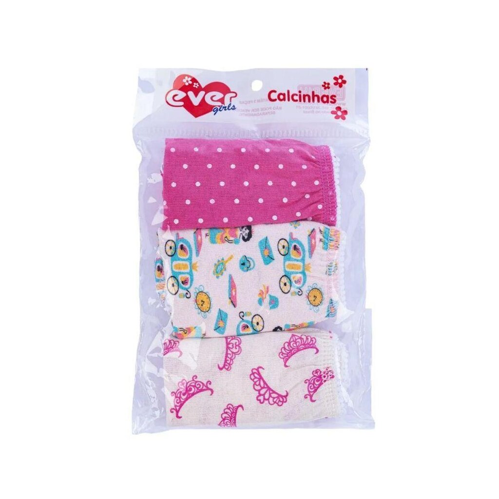 Calcinha infantil menina Everly ref 6522