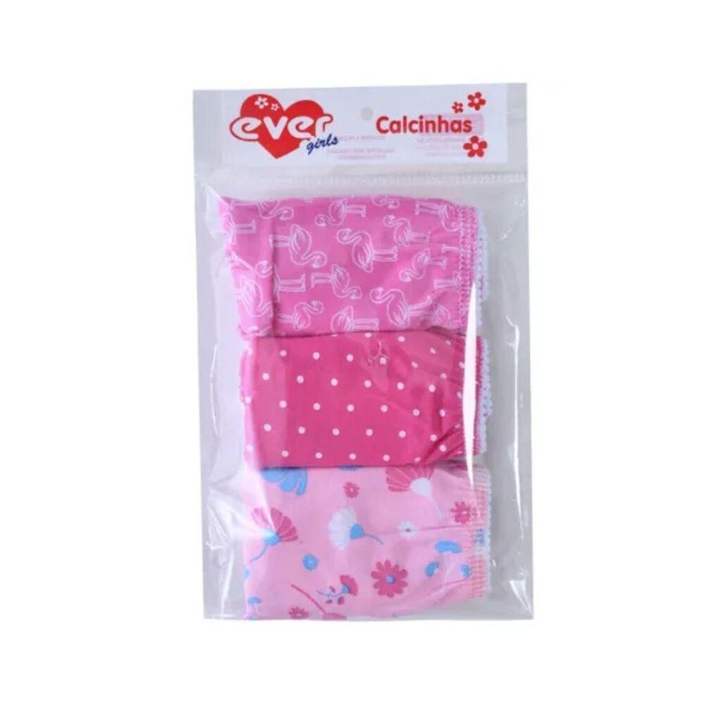 Calcinha infantil menina Everly ref 6525