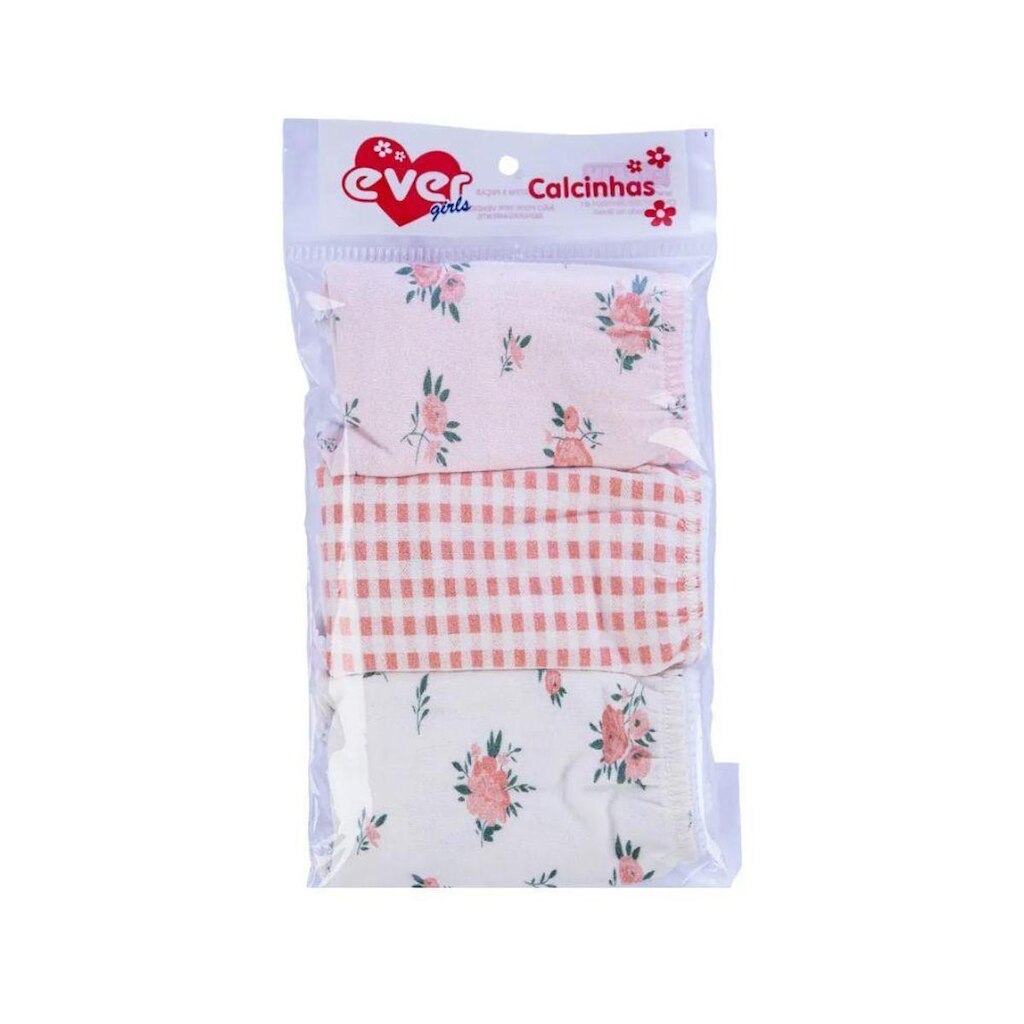 Calcinha infantil menina Everly ref 6529