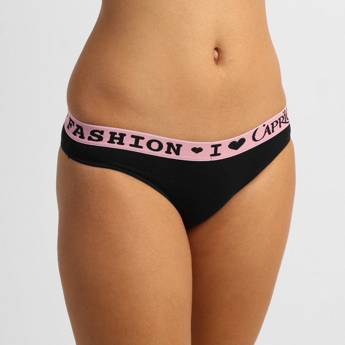 Calcinha String Capricho - Preto | Netshoes