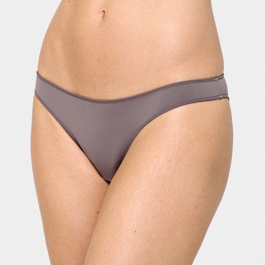 Calcinha Tanga Hope Básica - Marrom Menor preço em Calcinha Tanga Hope Básica - Marrom