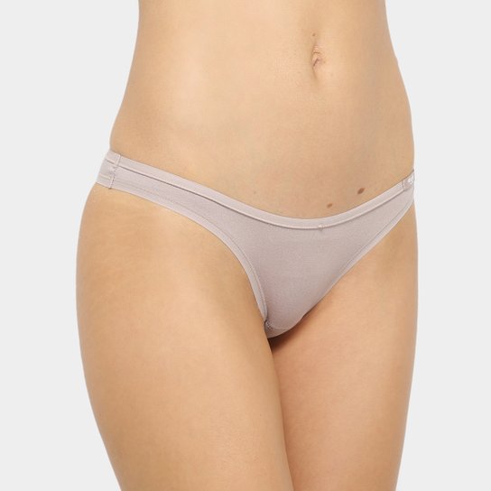 Calcinha Tanga Sloggi Básica - Bege