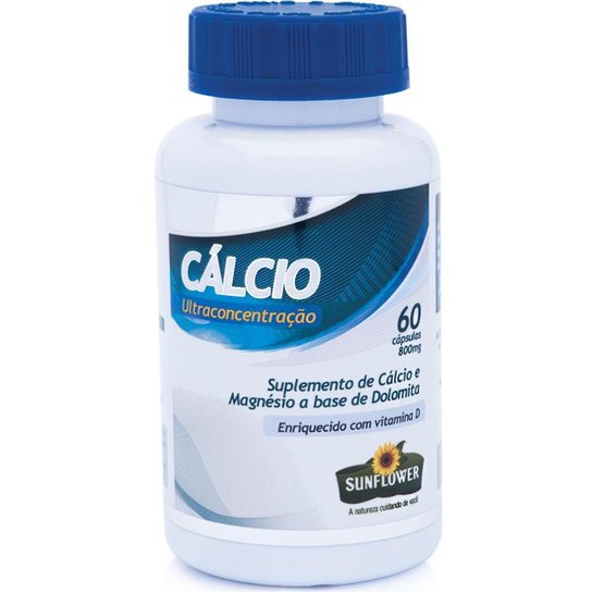 Cálcio Magnésio Vitamina D 900mg 60caps - Incolor Menor preço em Cálcio Magnésio Vitamina D 900mg 60caps - Incolor