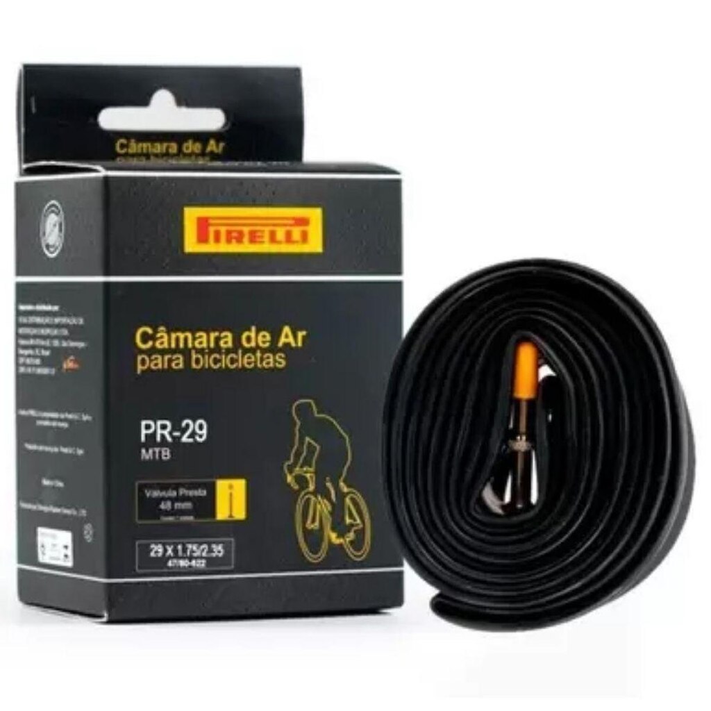Câmara Ar Pirelli 29 Valvula Presta Bike Bicicleta