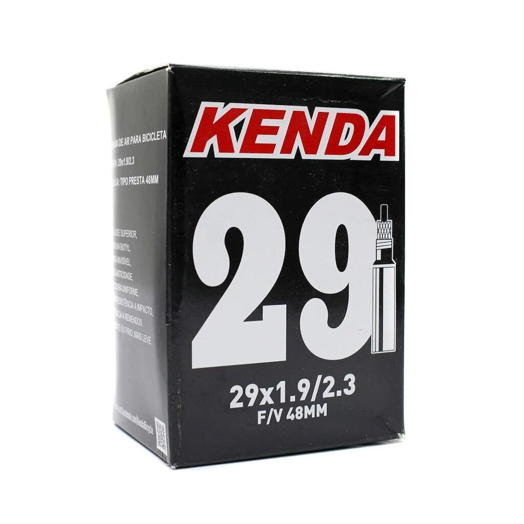 CÂMARA DE AR KENDA 29X1.9/2.3 VALVULA PRESTA 48MM