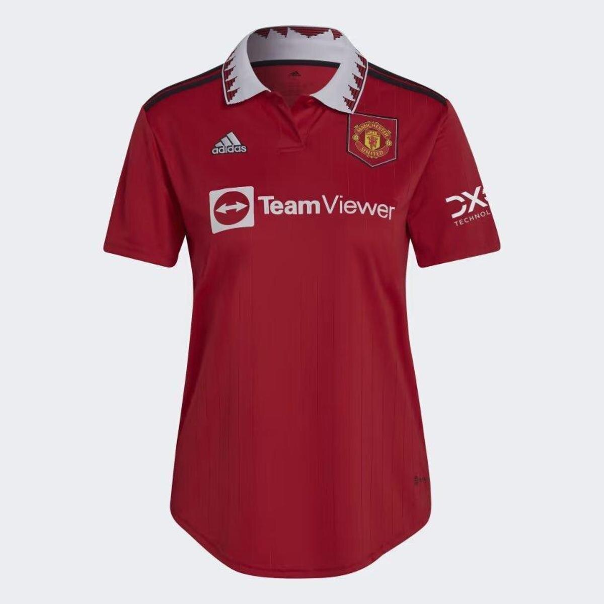 Camisa 1 Manchester United 22/23 - adidas H64056 - Vermelho | Netshoes