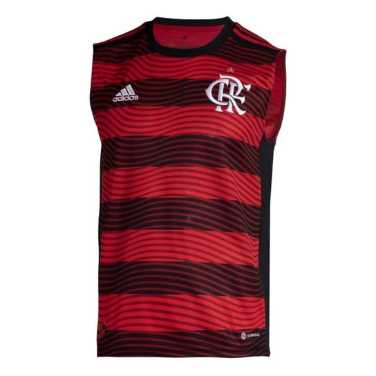 Camisa 1 Sem Manga CR Flamengo 22/23-Vermelho Adidas - Vermelho Menor preço em Camisa 1 Sem Manga CR Flamengo 22/23-Vermelho Adidas - Vermelho