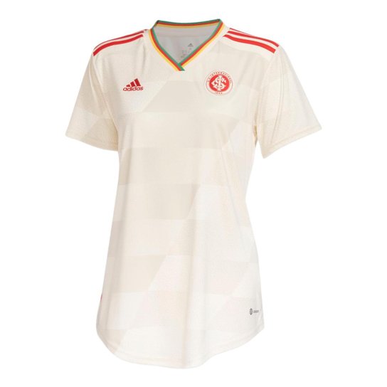 Camisa 2 Internacional 22/23 Feminina-Branco Adidas - Off White+Vermelho Menor preço em Camisa 2 Internacional 22/23 Feminina-Branco Adidas - Off White+Vermelho