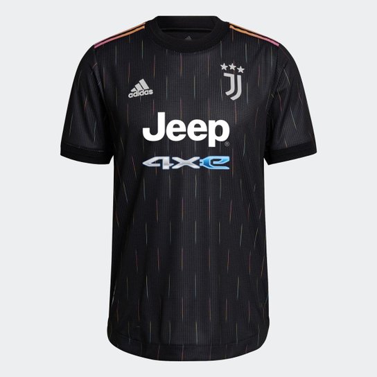 Camisa 2 Juventus 21/22 Authentic-Preto Adidas