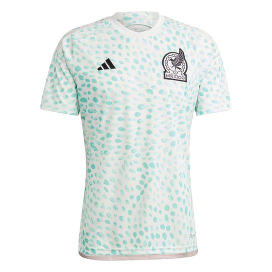 Camisa 2 Seleção Mexicana Feminina 23 Adidas - Branco+Azul Turquesa é ruim? Camisa 2 Seleção Mexicana Feminina 23 Adidas - Branco+Azul Turquesa é boa?