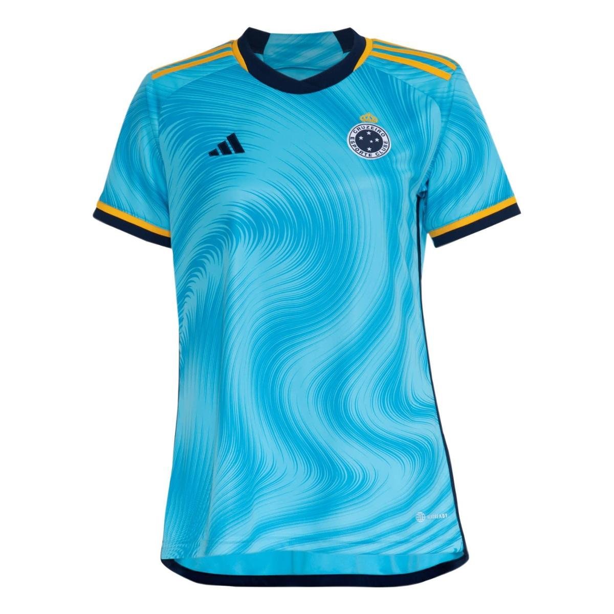 Camisa 3 Cruzeiro EC 23/24 Feminina Adidas Menor preço em Camisa 3 Cruzeiro EC 23/24 Feminina Adidas