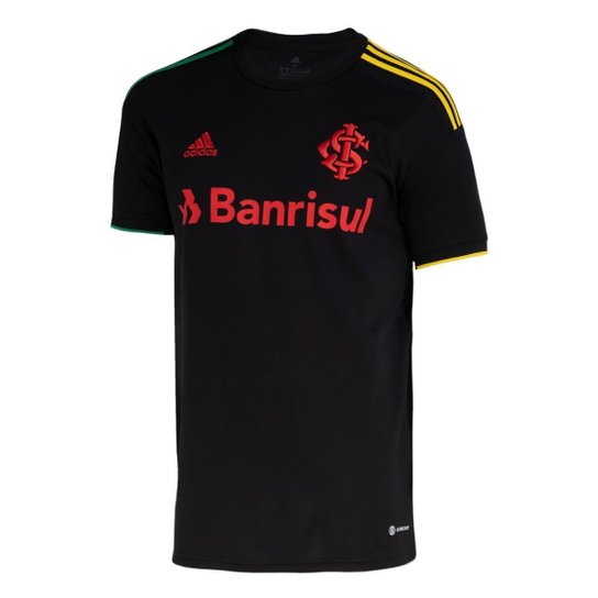 Camisa 3 Internacional 22/23-Preto Adidas - Preto Menor preço em Camisa 3 Internacional 22/23-Preto Adidas - Preto