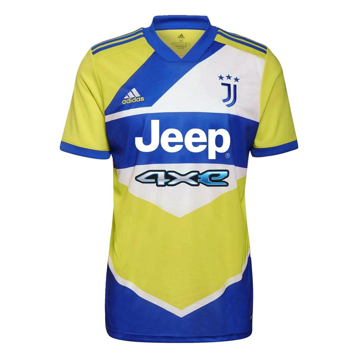 Camisa Juventus 21/22 Adidas Amarelo+Azul Netshoes