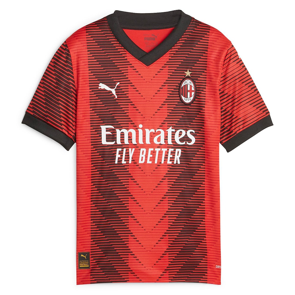 Camisa AC Milan Juvenil Home 23/24 s/n° Torcedor Puma