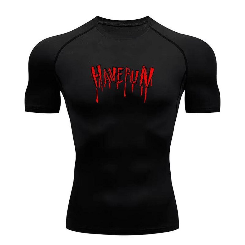 Camisa Academia Compressão‎ Symbol Teddy Abstract Havefun