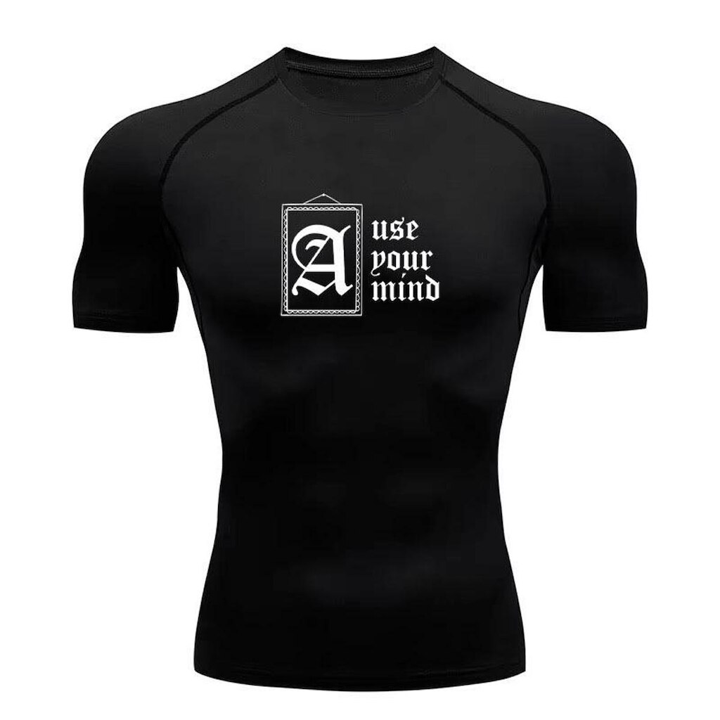 Camisa Academia Compressão‎ Use Your Mind Academia Abstract