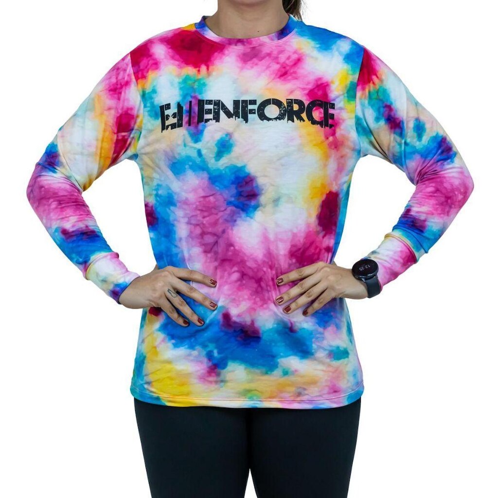 Camisa Academia Treino Proteção Uv Enforce Feminina Tie Day