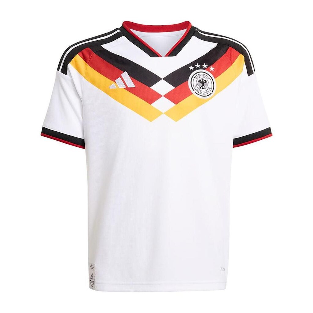 CAMISA ADIDAS ALEMANHA I 2026 INFANTIL - BRANCO 12