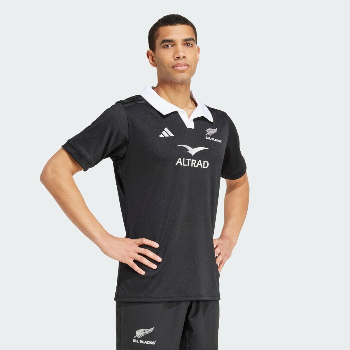 Camisa Adidas All Blacks Rugby Aeroready Manga Curta Masculina