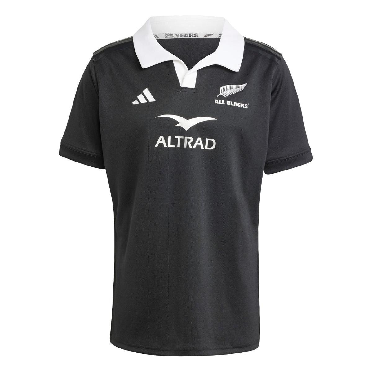 【adidas】 ALL BLACKS ラグビーシャツ Camisa Adidas All Blacks Rugby Aeroready Manga Curta Masculina
