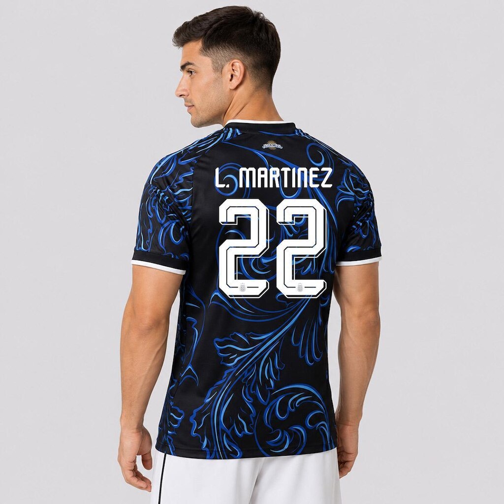 Camisa Adidas Argentina Away 2026 22 L. MARTINEZ