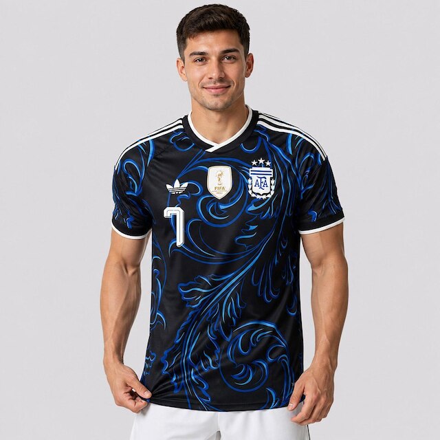 Camisa Adidas Argentina Away 2026 7 DE PAUL